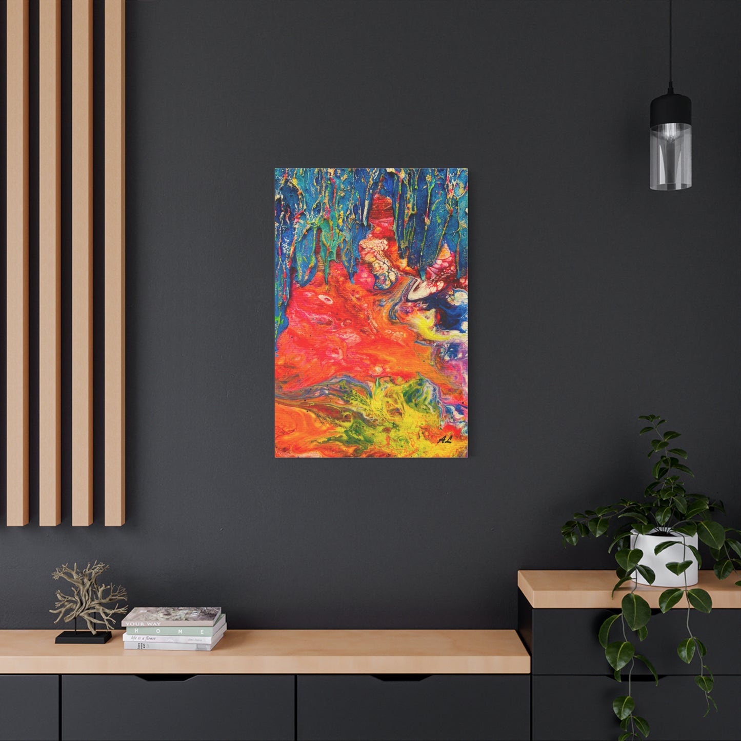 "The Fire Within" Canvas Print 聖靈之火