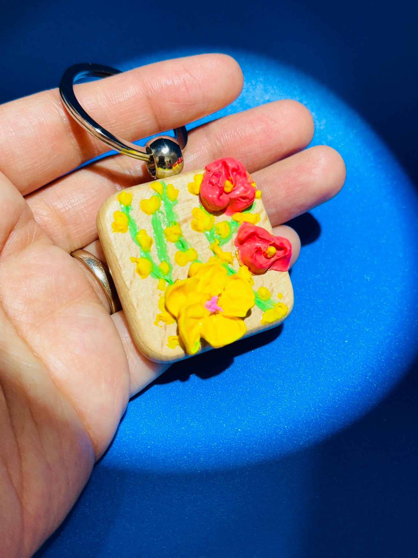 Wild Flower Keychain Series: #4 Winter Jasmine