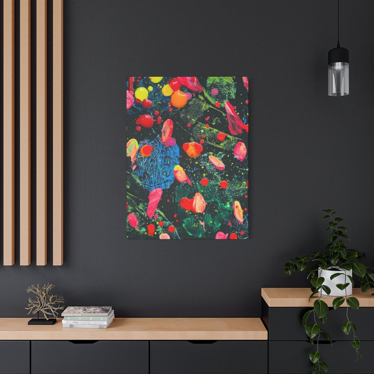 Holiday #3 Abstract Canvas Print