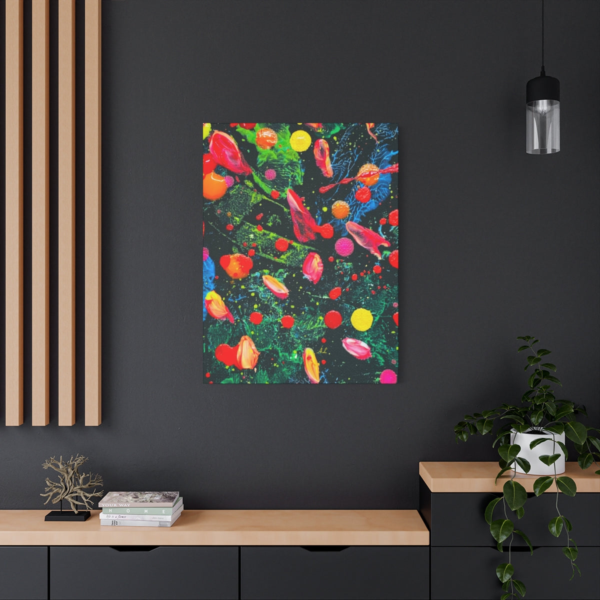 Holiday #4 Abstract Canvas Print