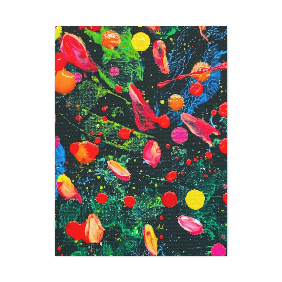 Holiday #4 Abstract Canvas Print