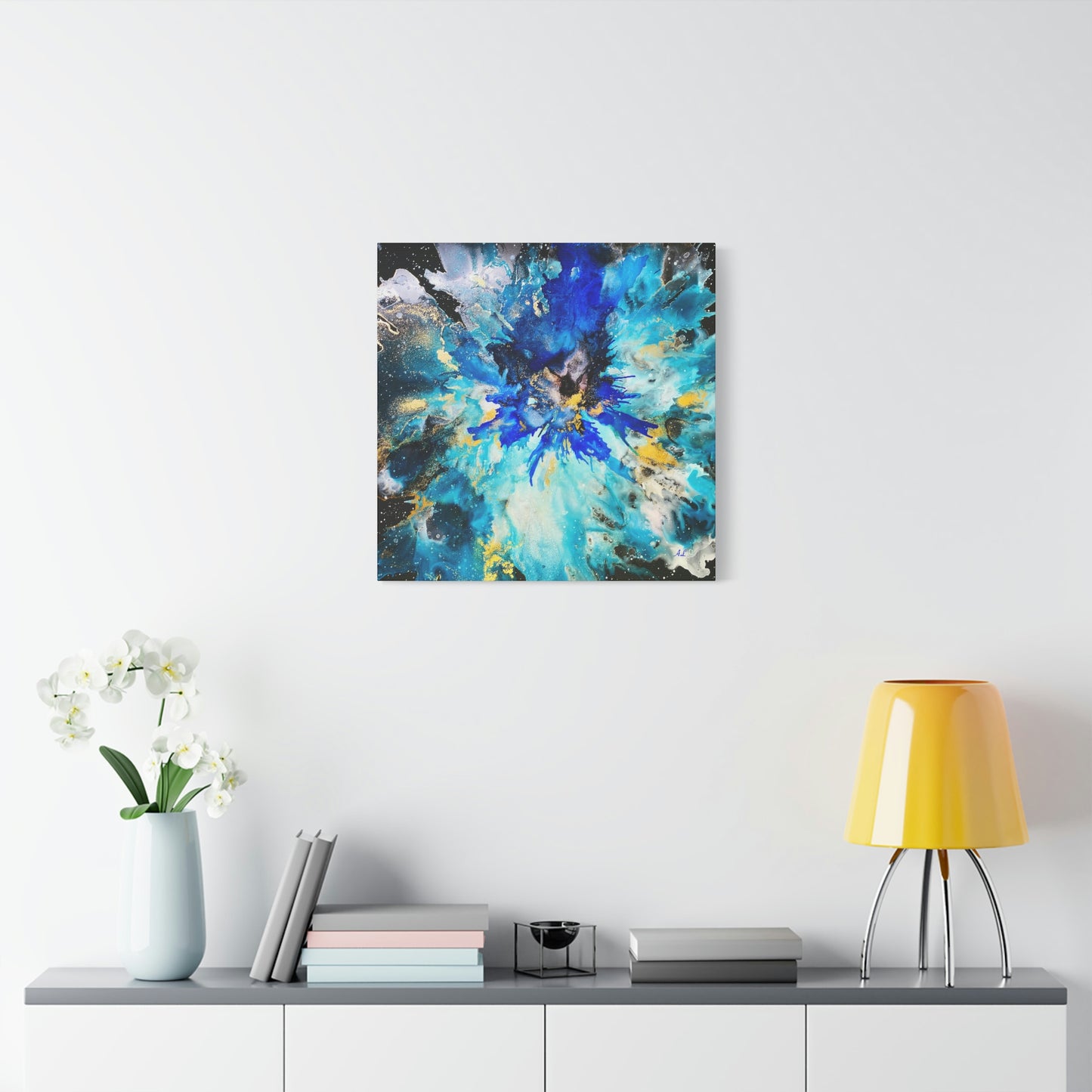 Blue Flower Canvas Print