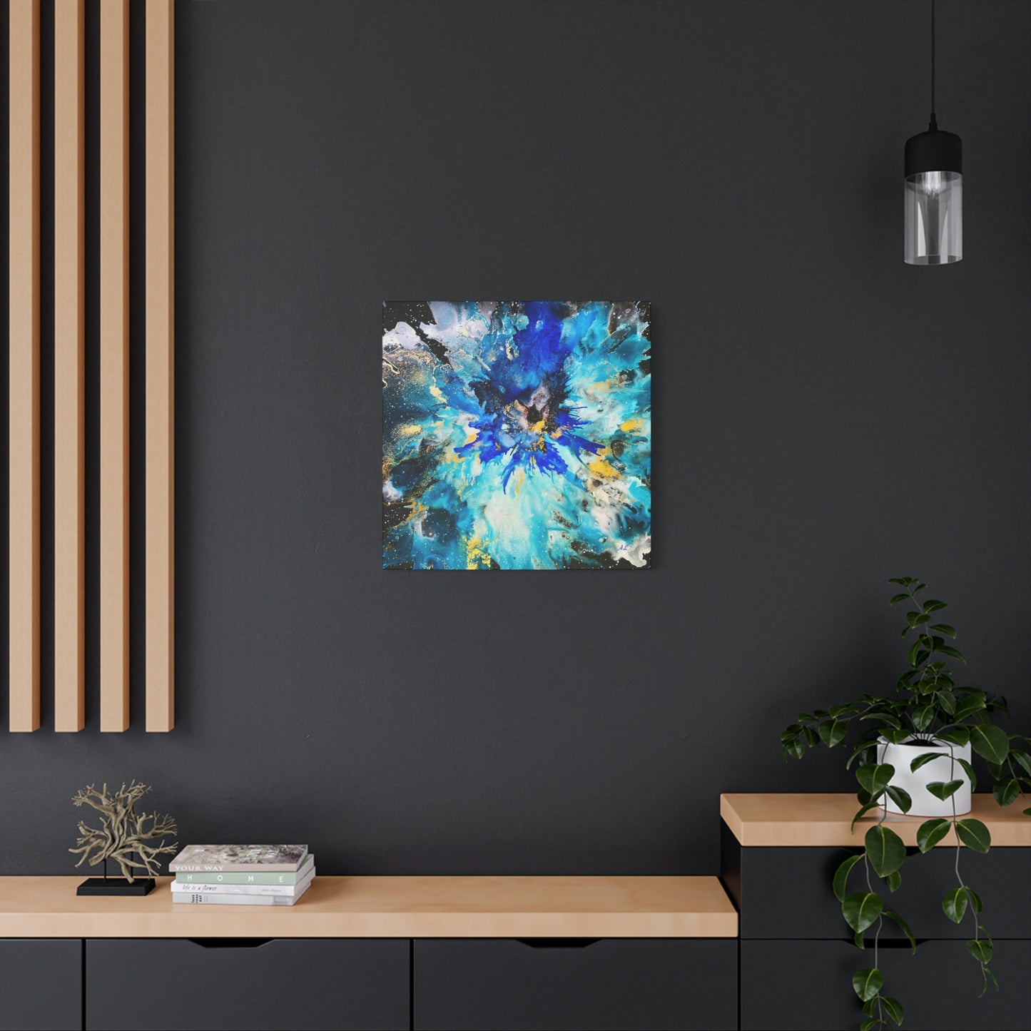 Blue Flower Canvas Print