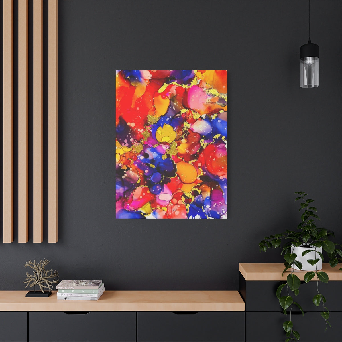 Holiday #1 Abstract Canvas Print