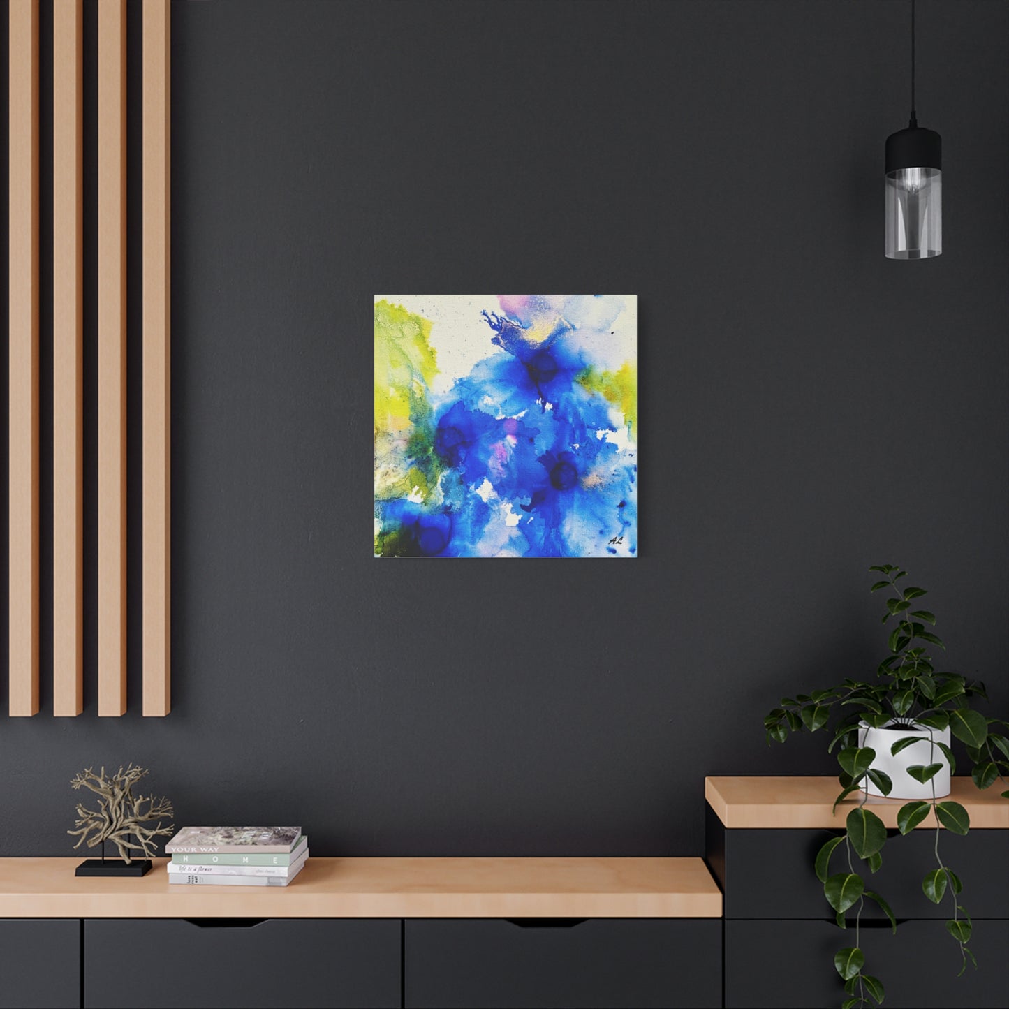 Blue Blossom canvas print
