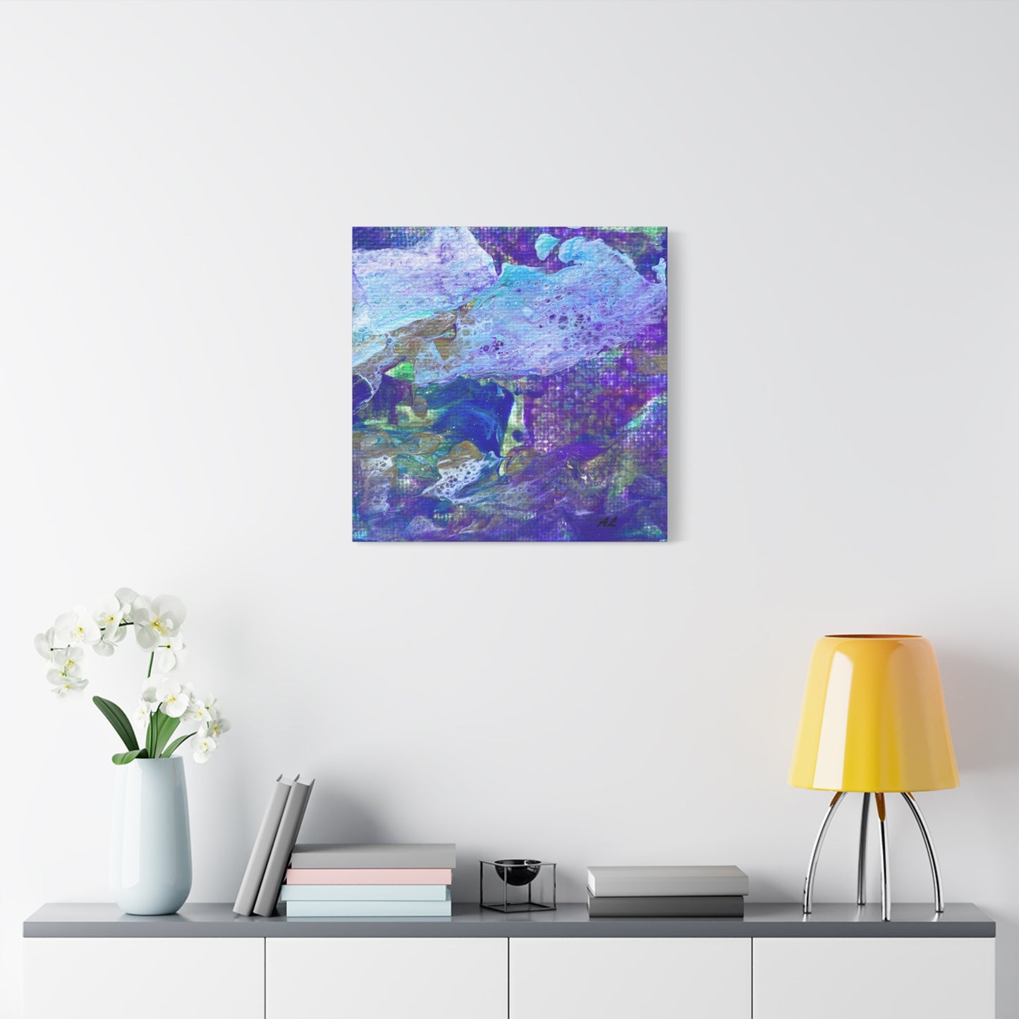 Lighthouse In Purple Sea