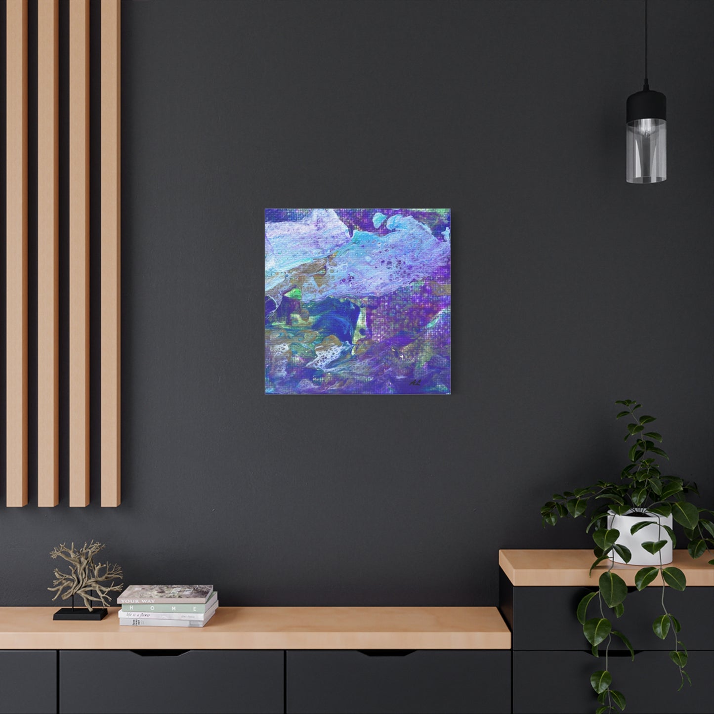Lighthouse In Purple Sea