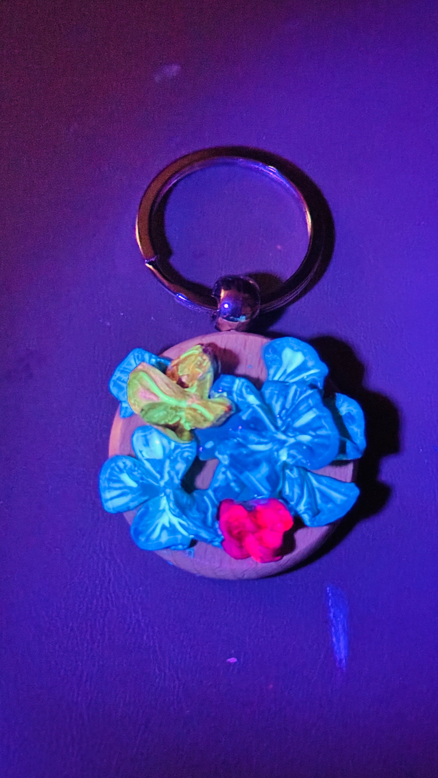 Keychain: Tiffany Blue Bouquet #12