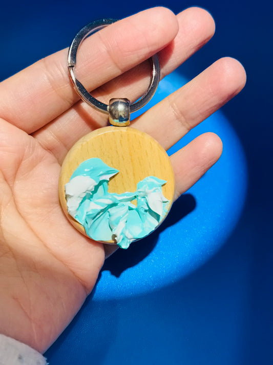 Keychain: Beautiful Wave #13