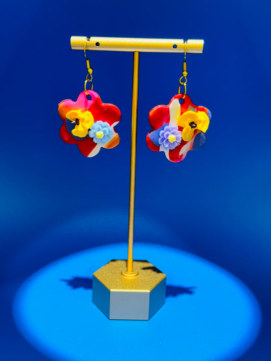Earrings: Pretty Flowers #3