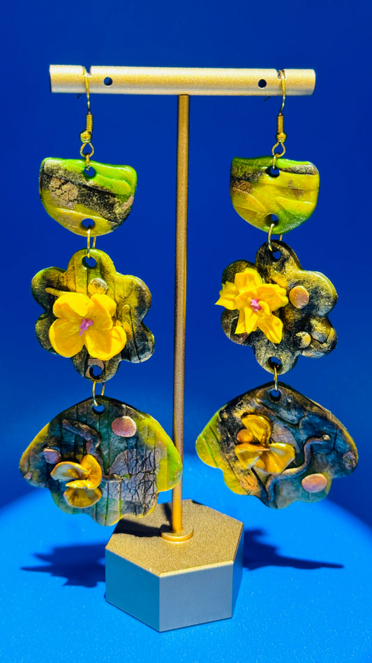 Earrings: Spring Flower #5