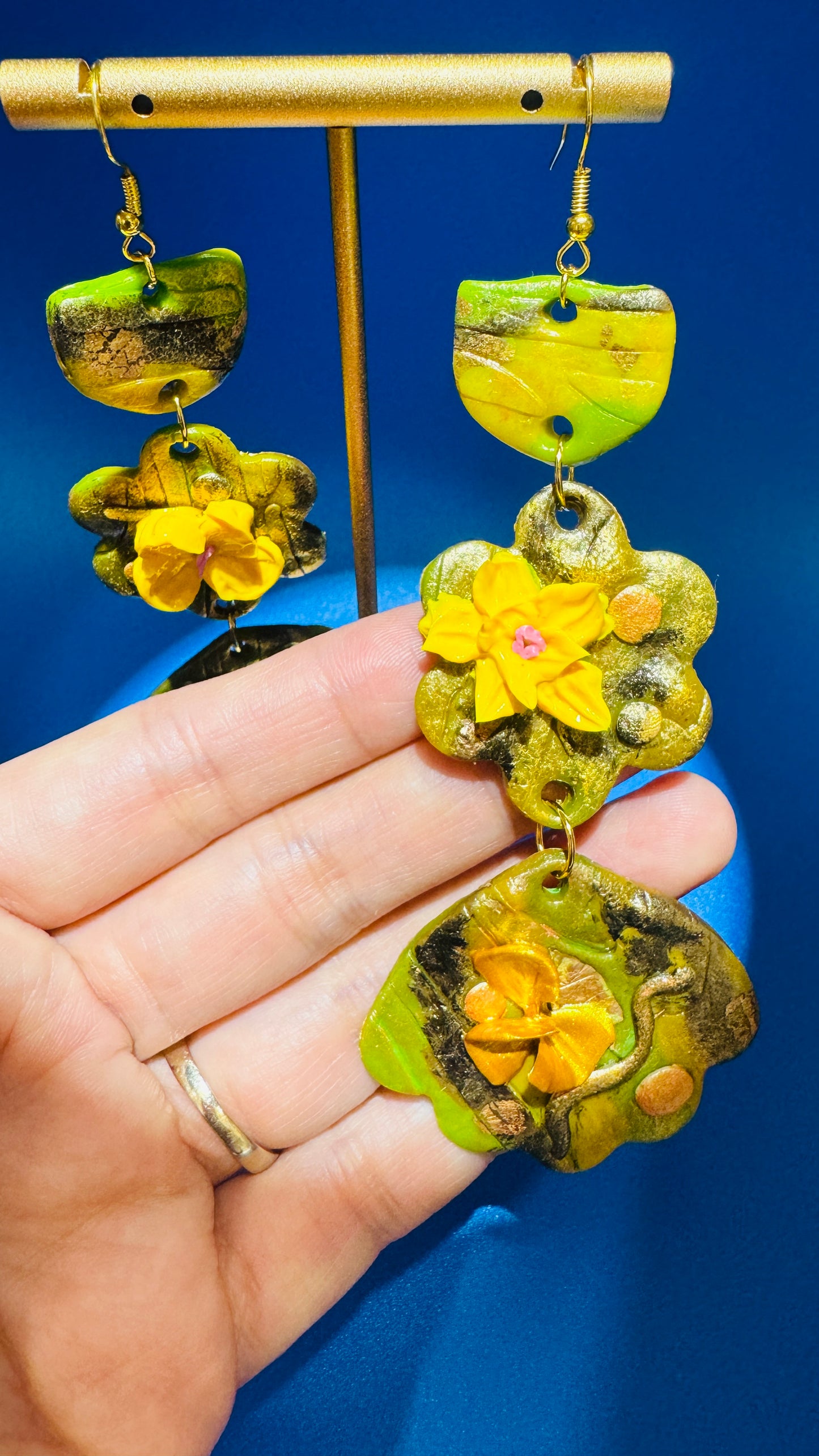 Earrings: Spring Flower #5