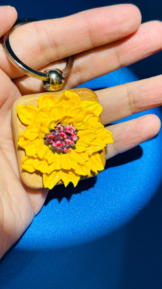 Keychain: Sunflower #24
