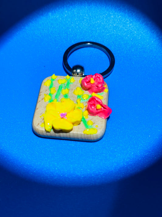 Wild Flower Keychain Series: #4 Winter Jasmine