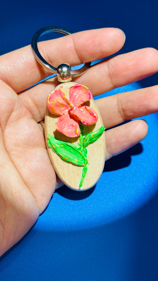 Keychain: Hydrangea