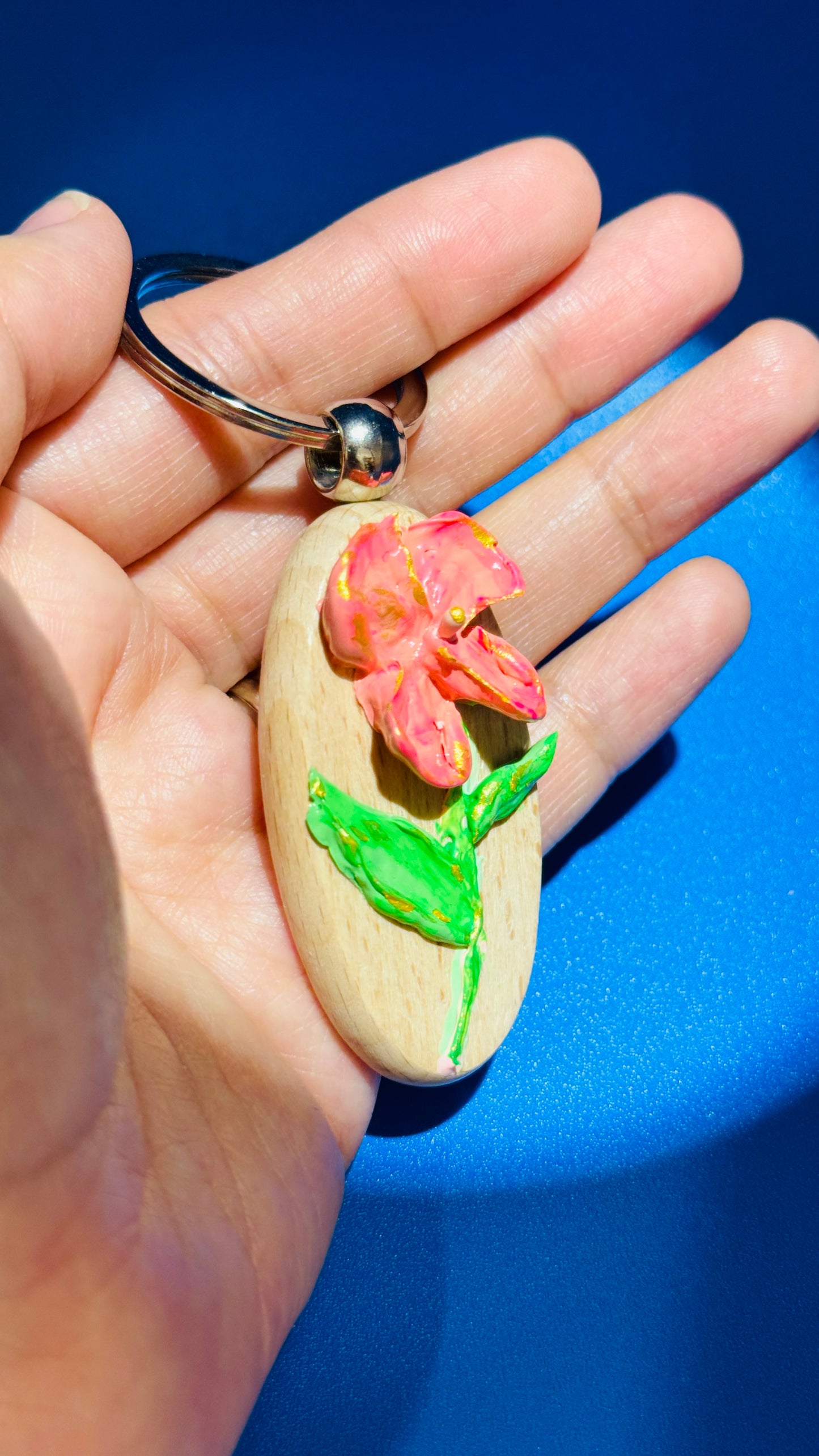 Keychain: Hydrangea