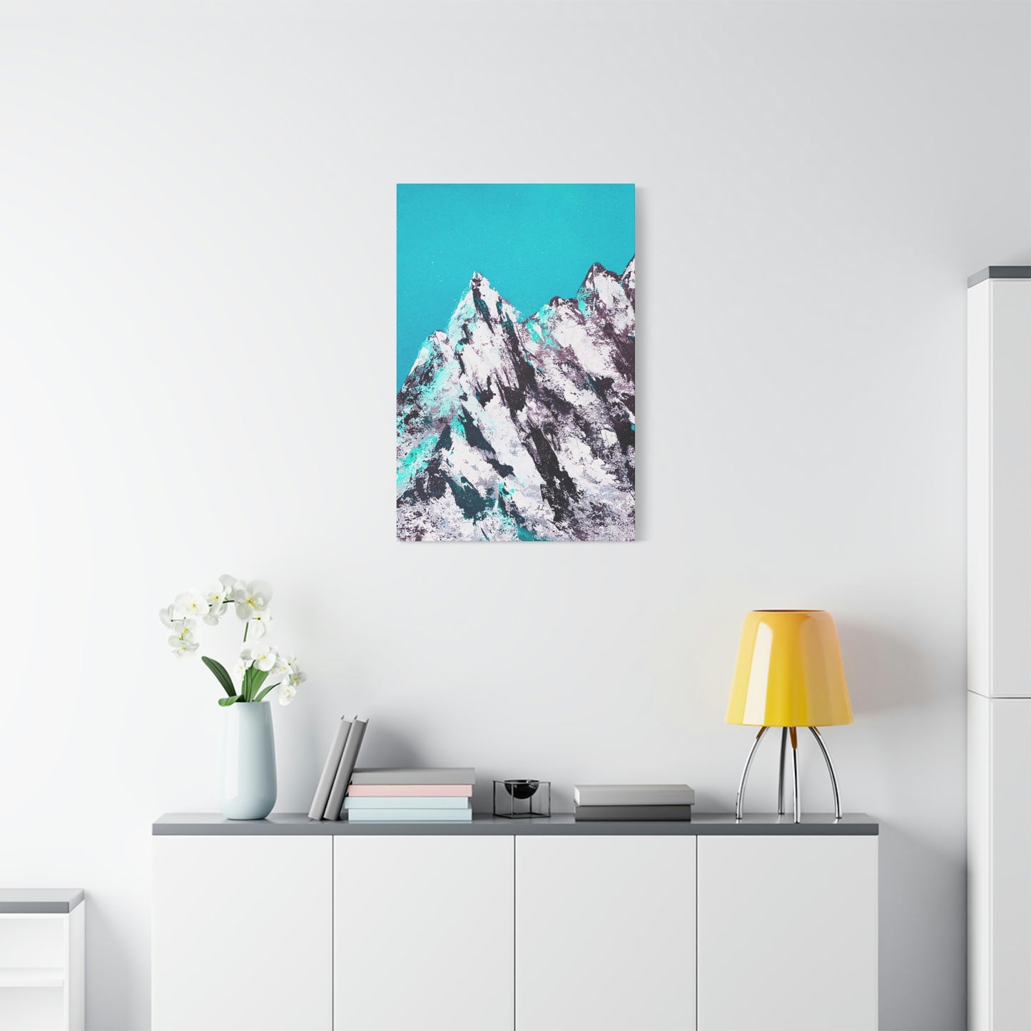 Snow Mountain Canvas Print