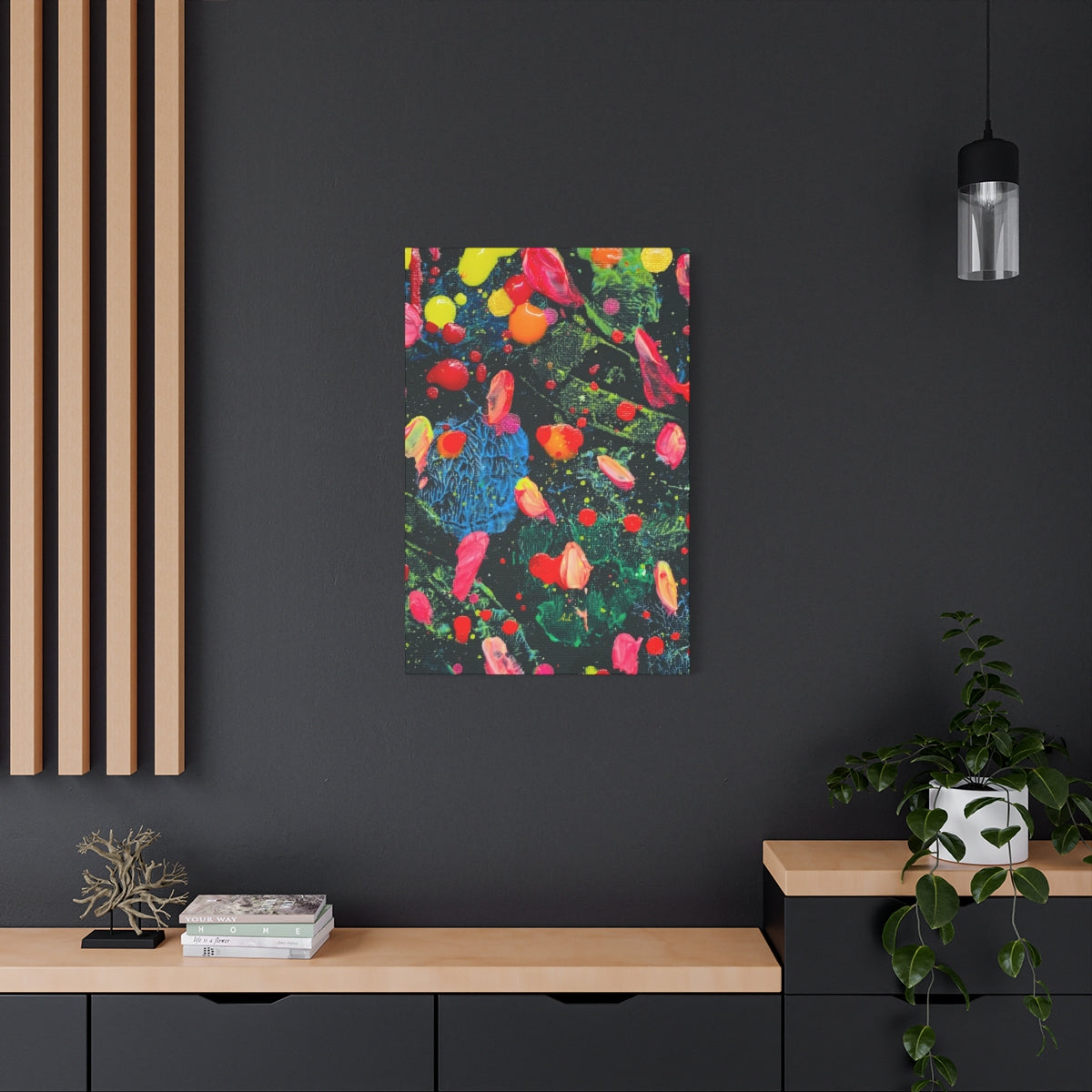 Holiday #3 Abstract Canvas Print