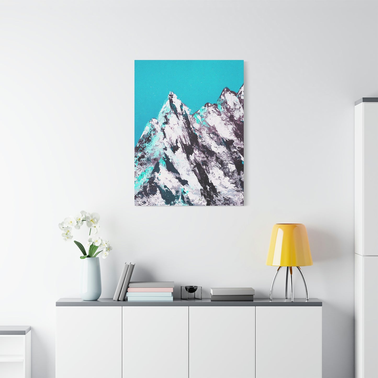 Snow Mountain Canvas Print