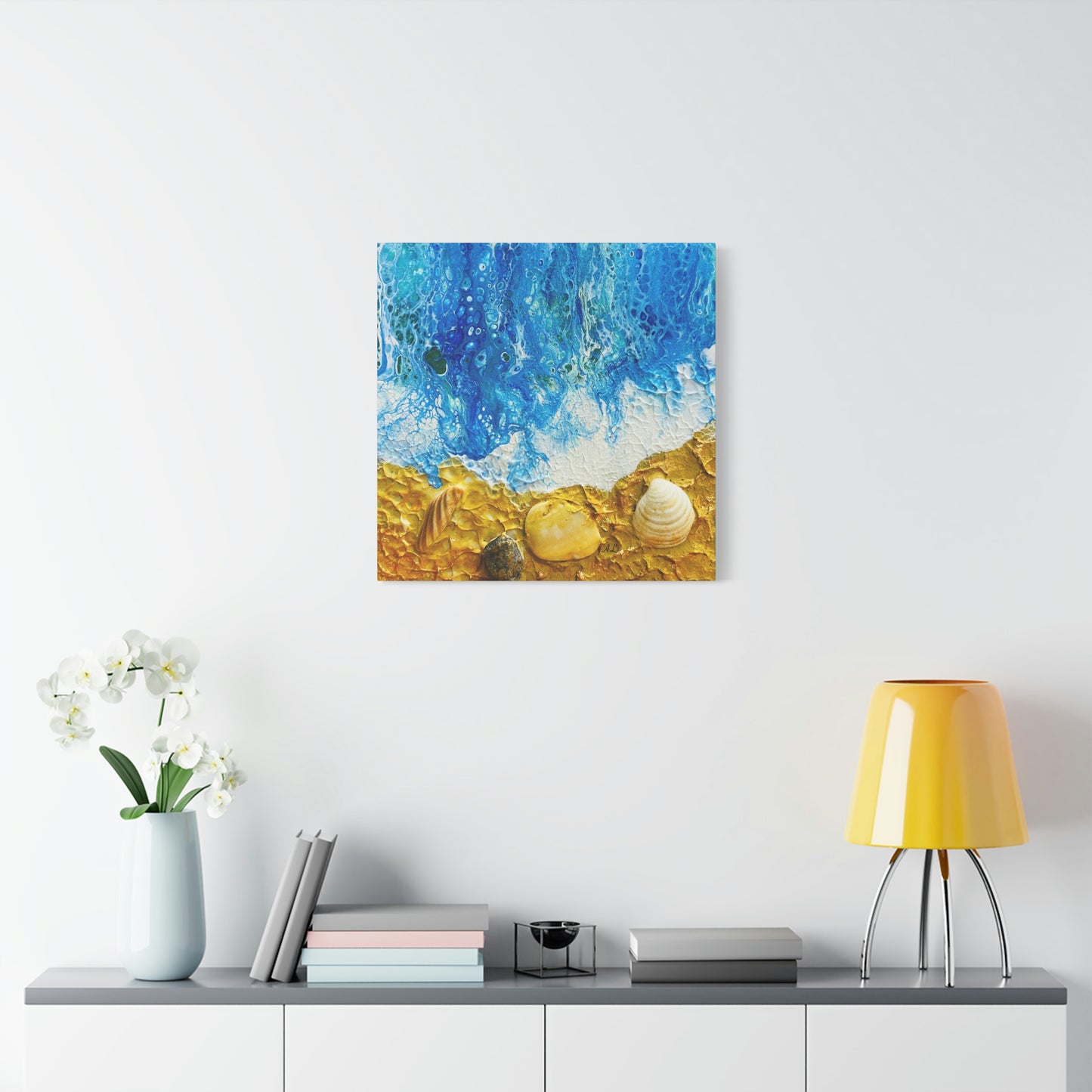 Ocean #4 Abstract Canvas Print