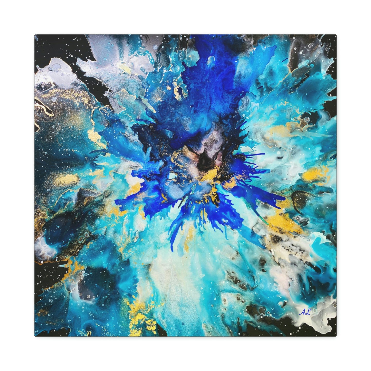 Blue Flower Canvas Print