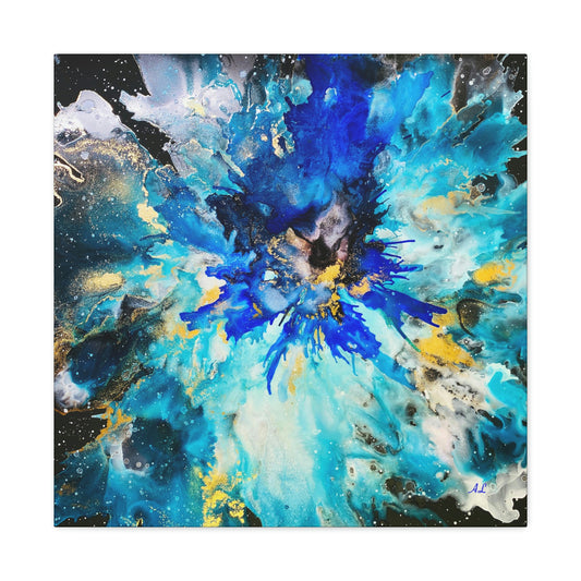 Blue Flower Canvas Print
