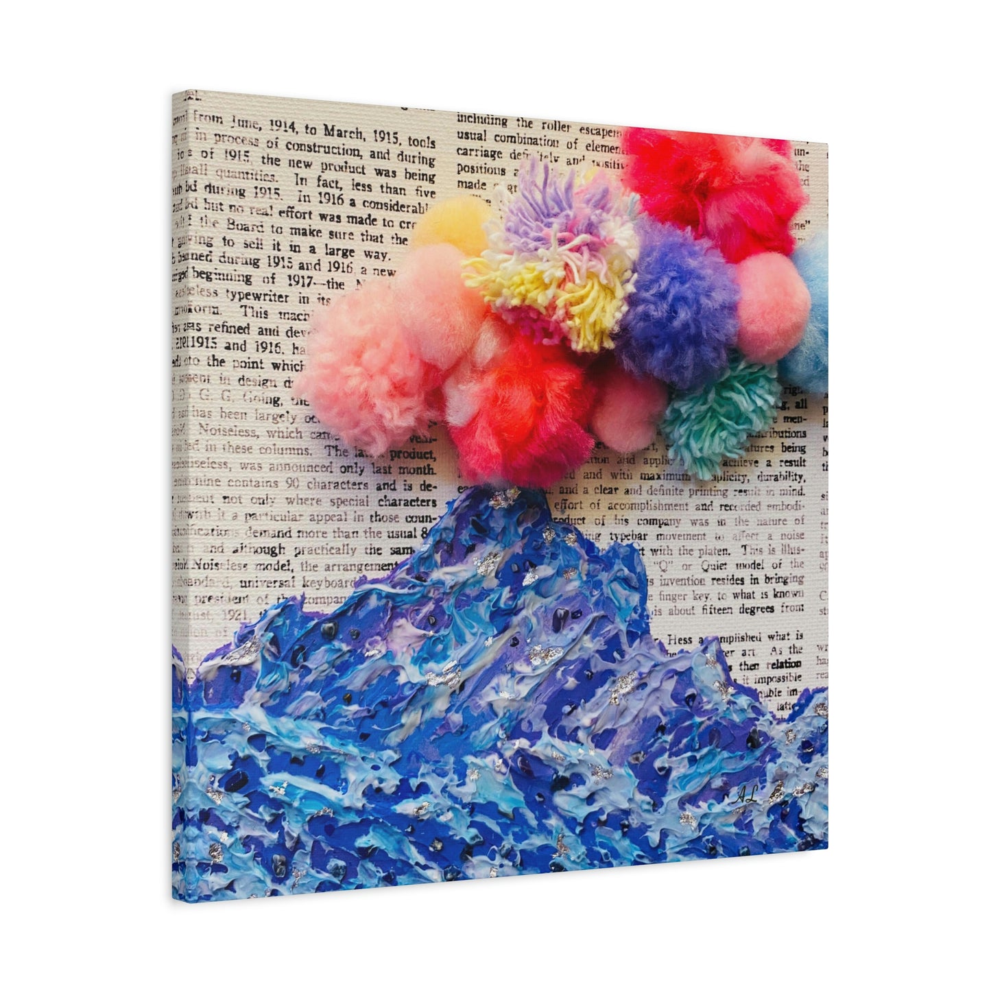 Top Of Mountain Canvas Print