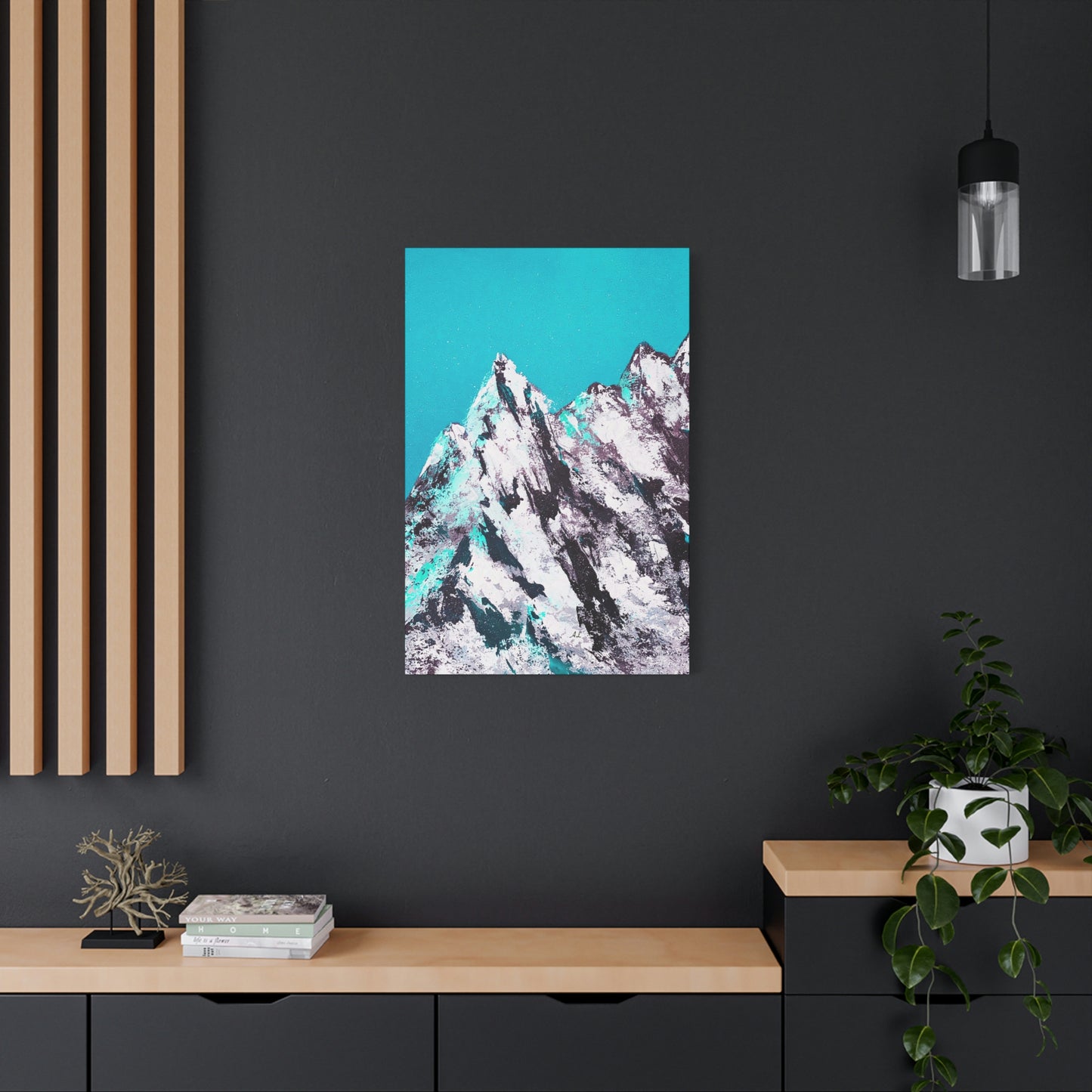 Snow Mountain Canvas Print