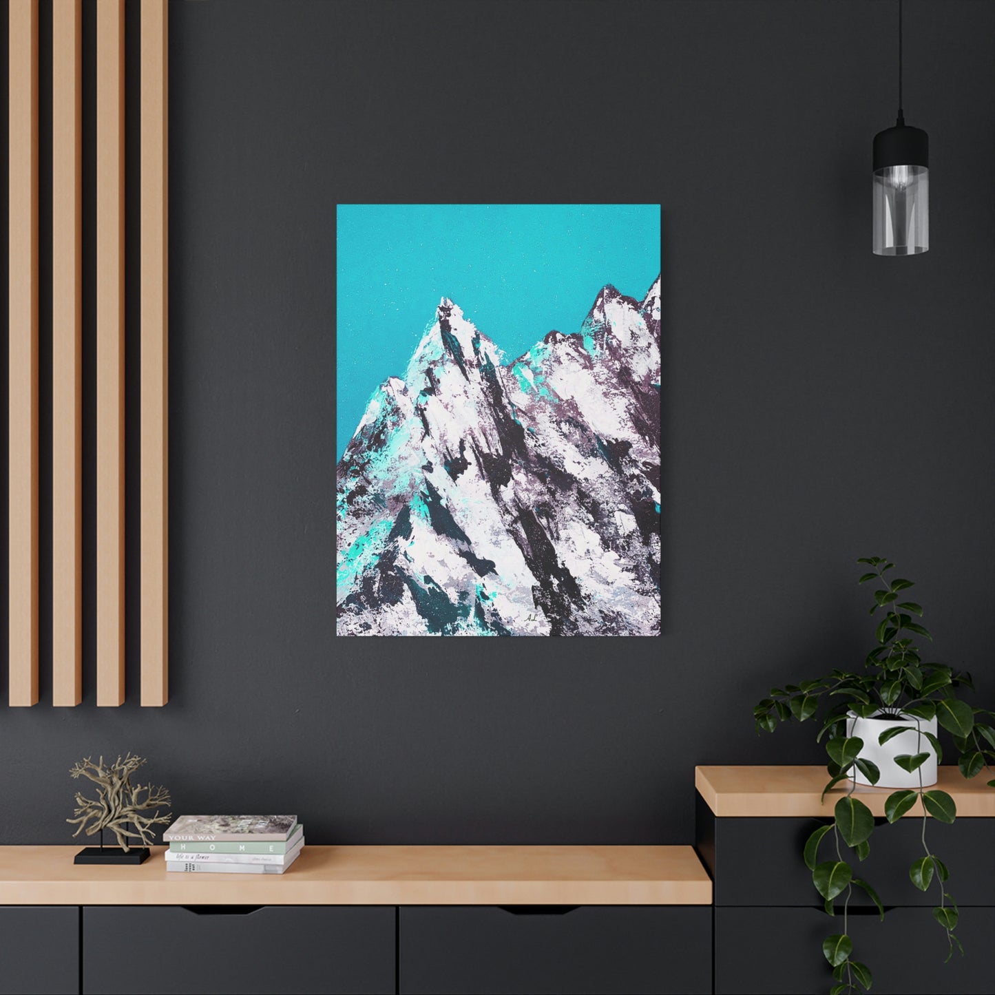 Snow Mountain Canvas Print