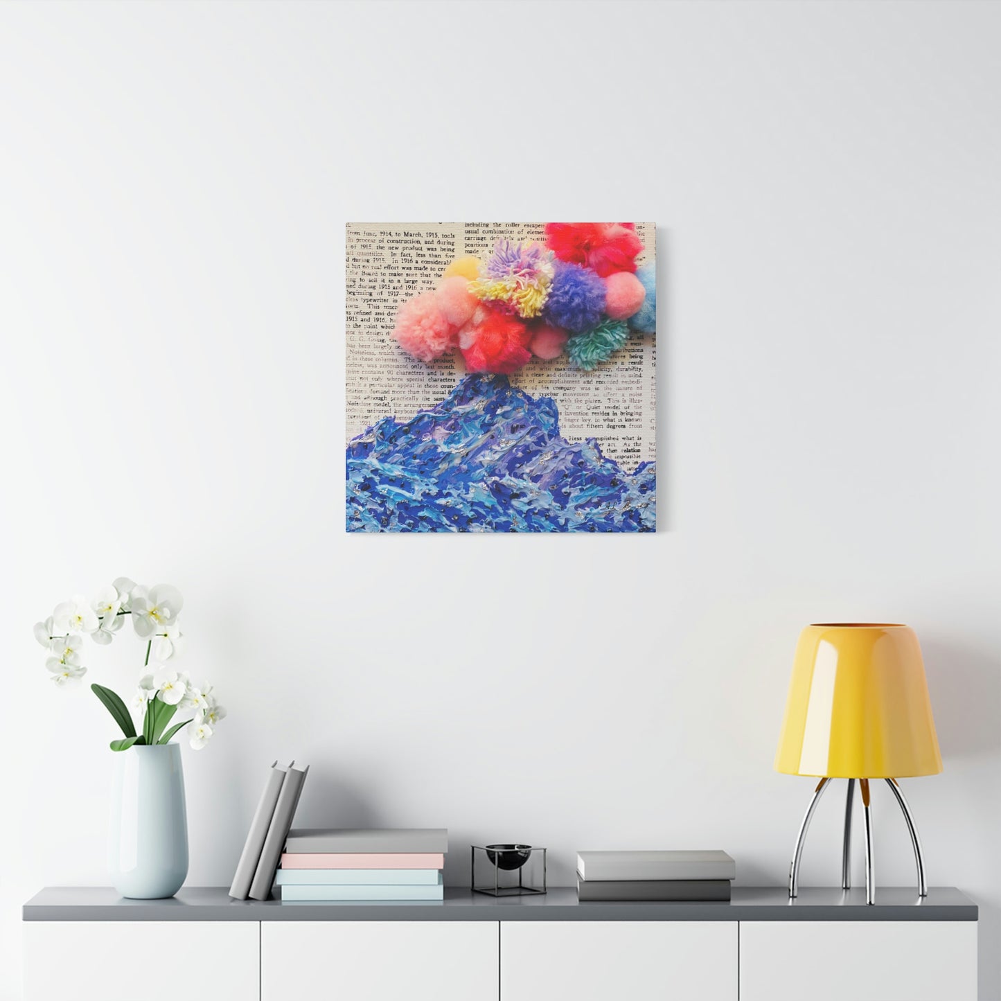 Top Of Mountain Canvas Print