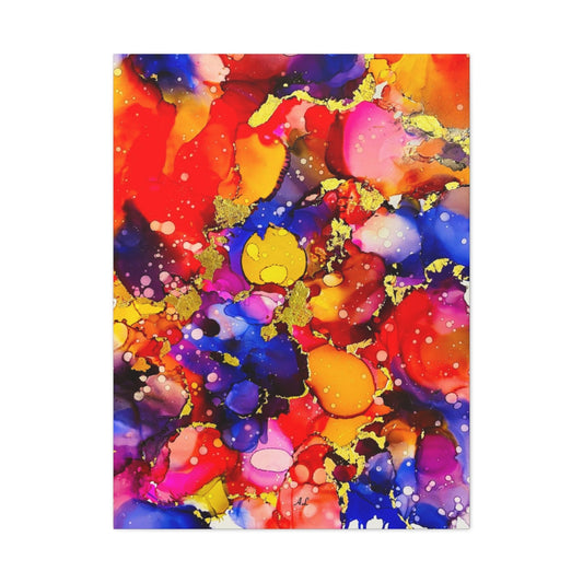 Holiday #1 Abstract Canvas Print