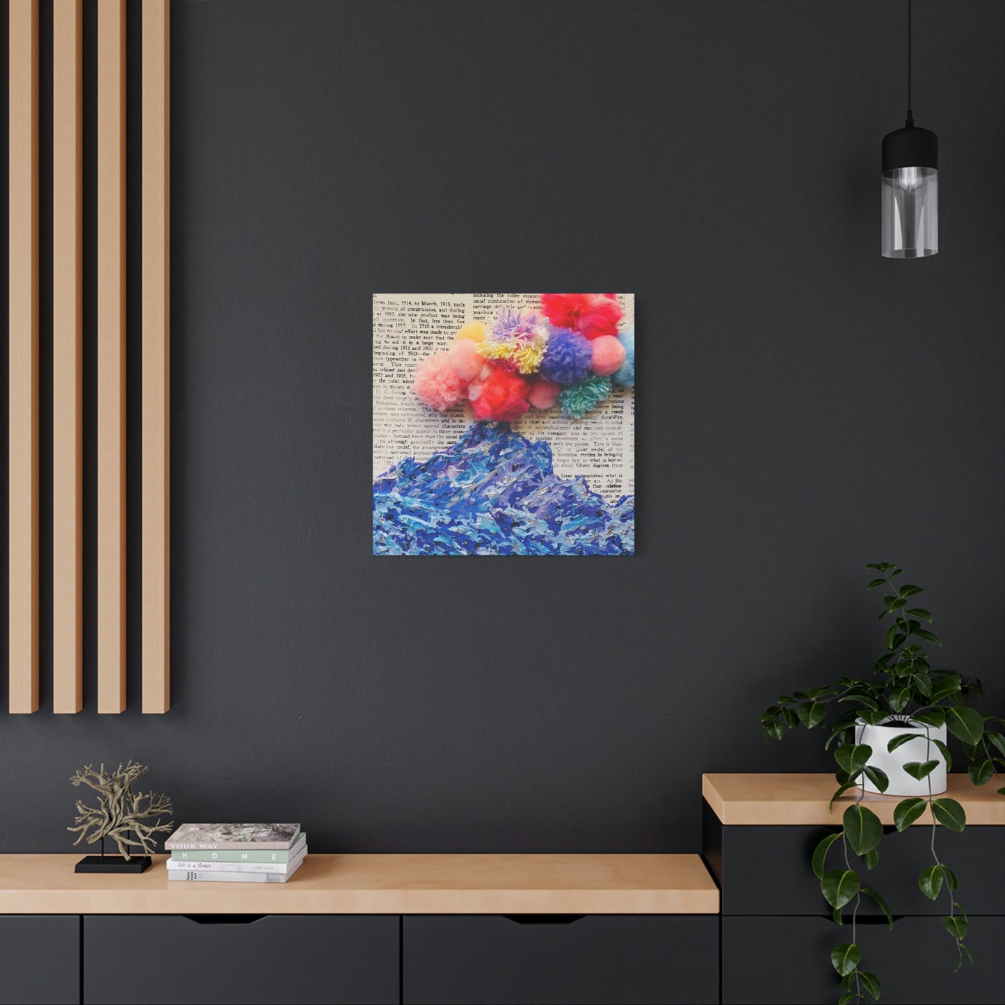 Top Of Mountain Canvas Print