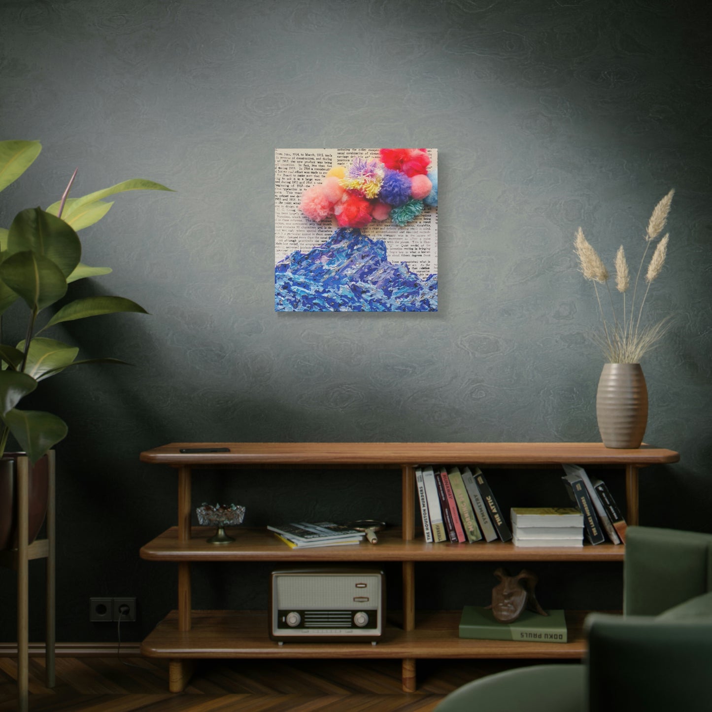 Top Of Mountain Canvas Print