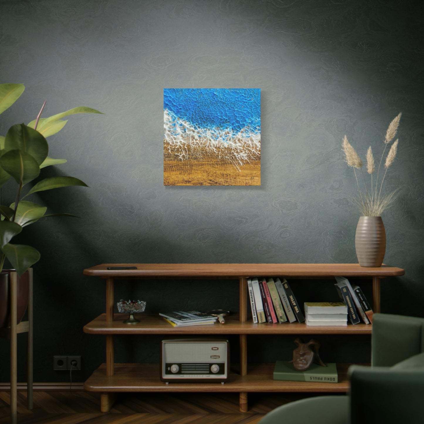 Ocean #3 Abstract Canvas Print