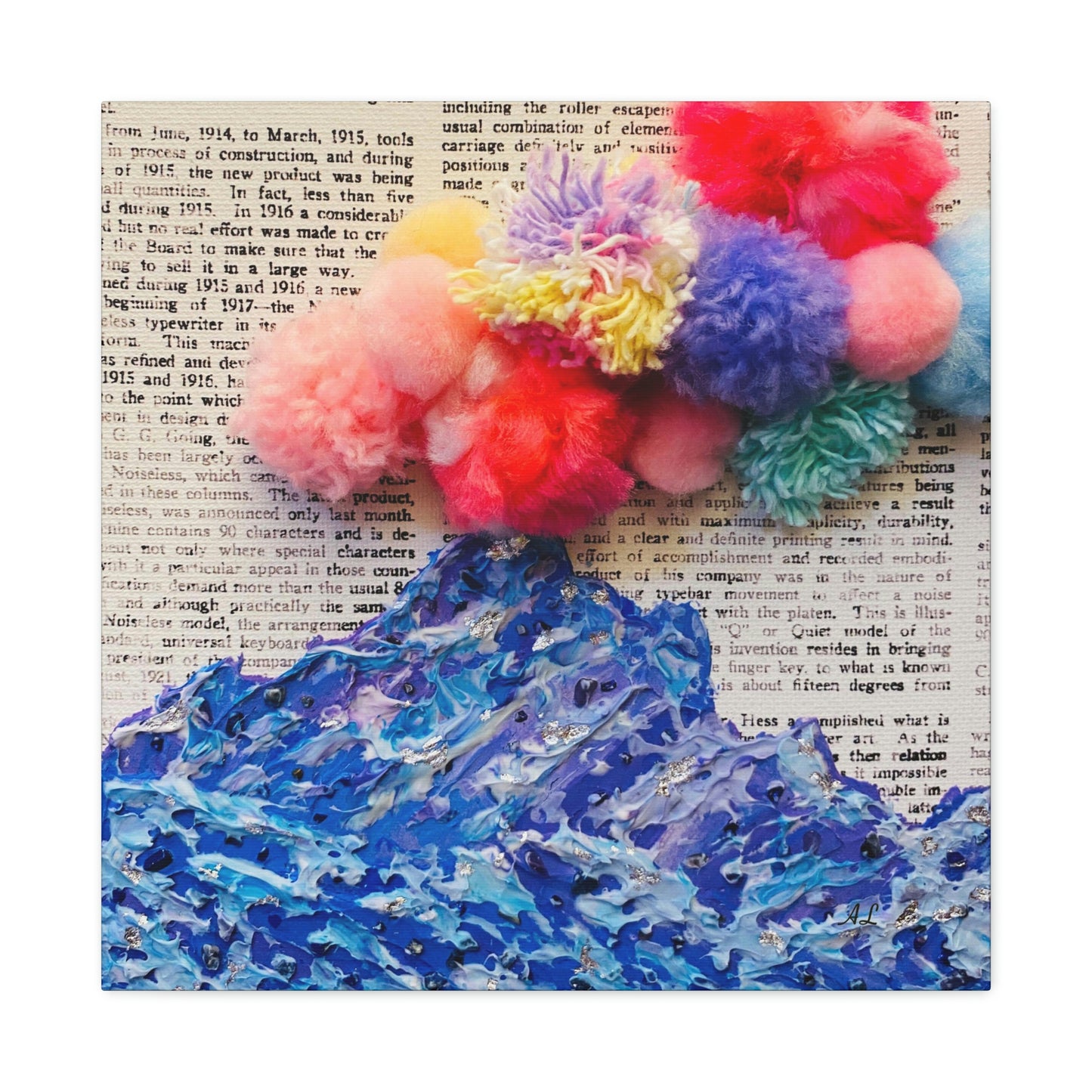 Top Of Mountain Canvas Print