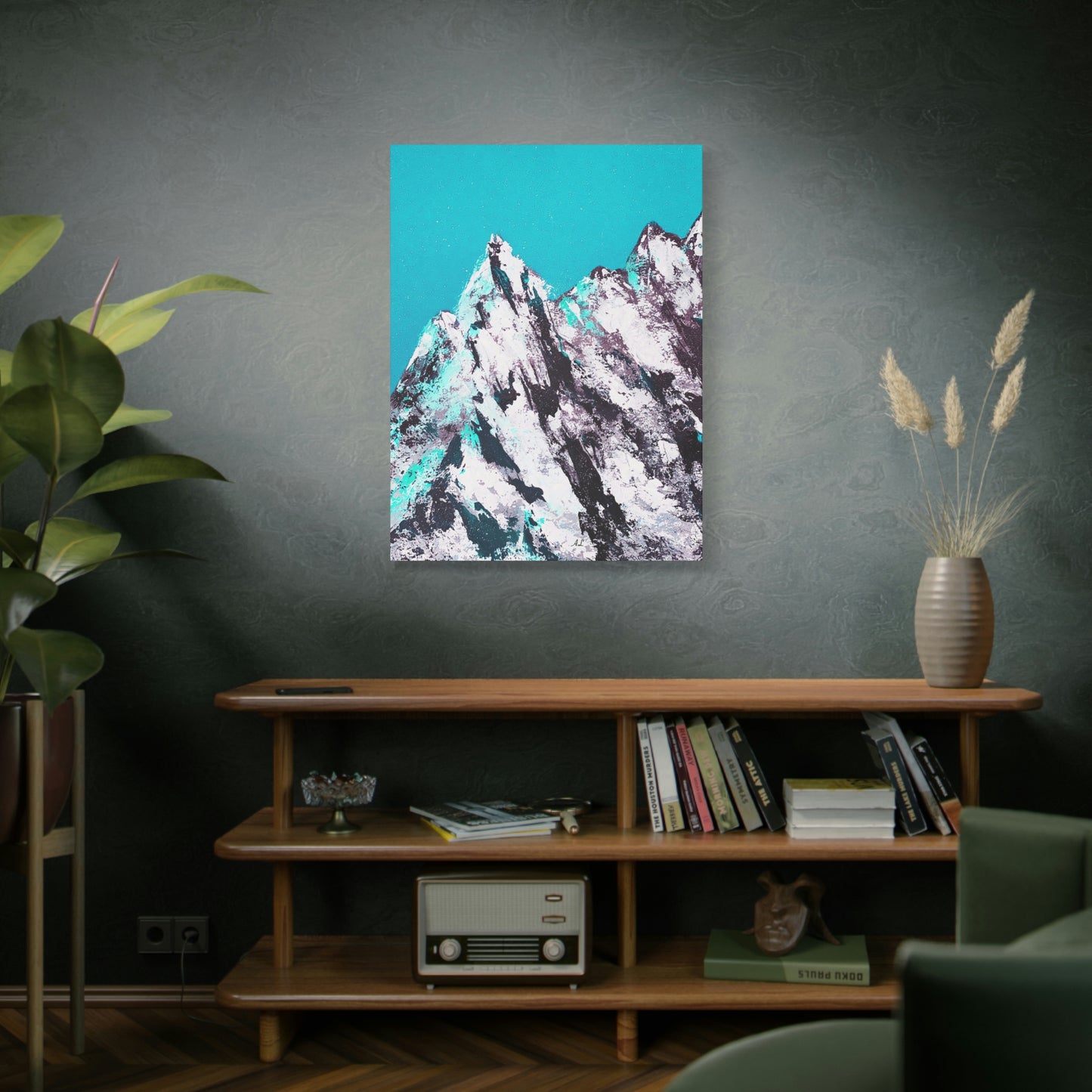 Snow Mountain Canvas Print