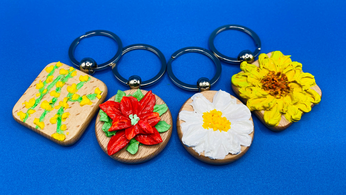 Wild Flower Keychain Series: #3 Sunflower