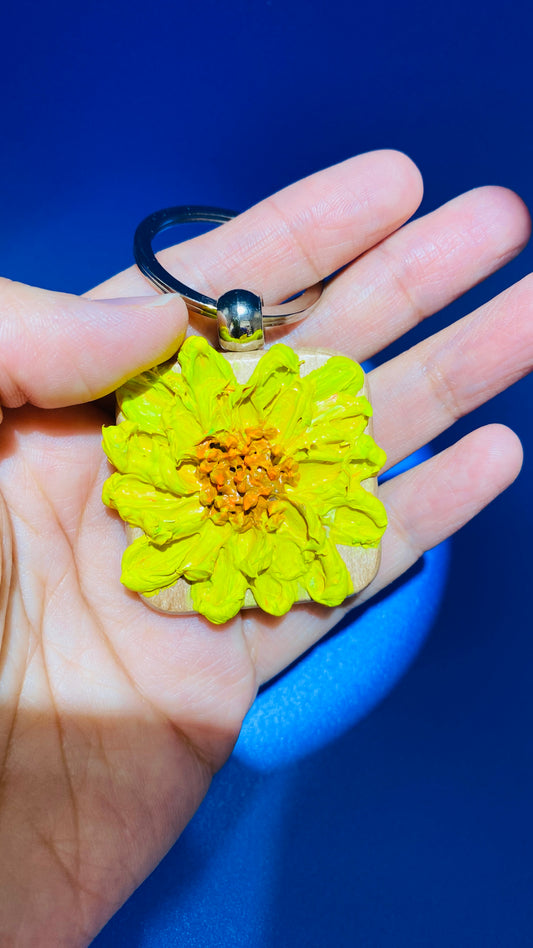 Wild Flower Keychain Series: #3 Sunflower