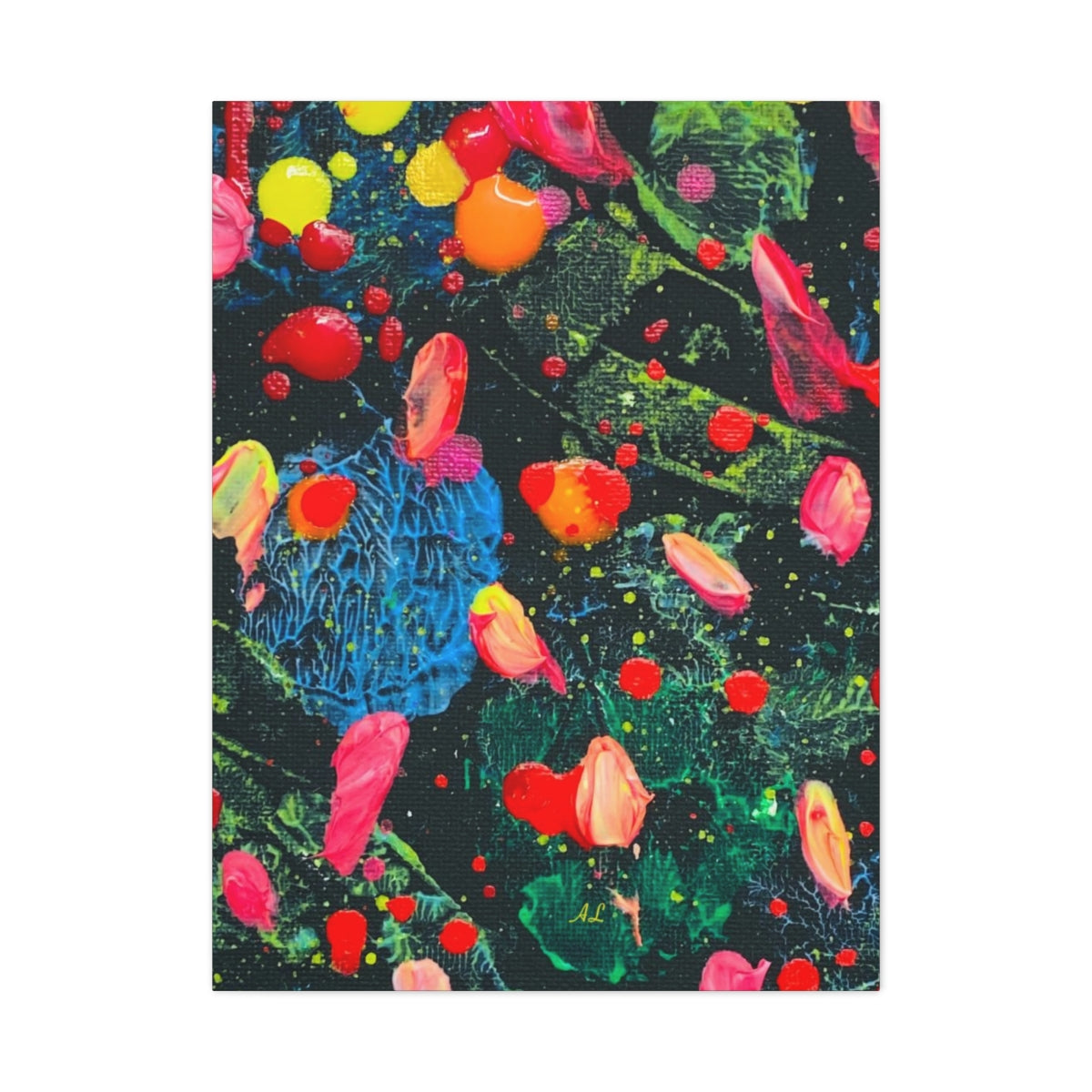 Holiday #3 Abstract Canvas Print