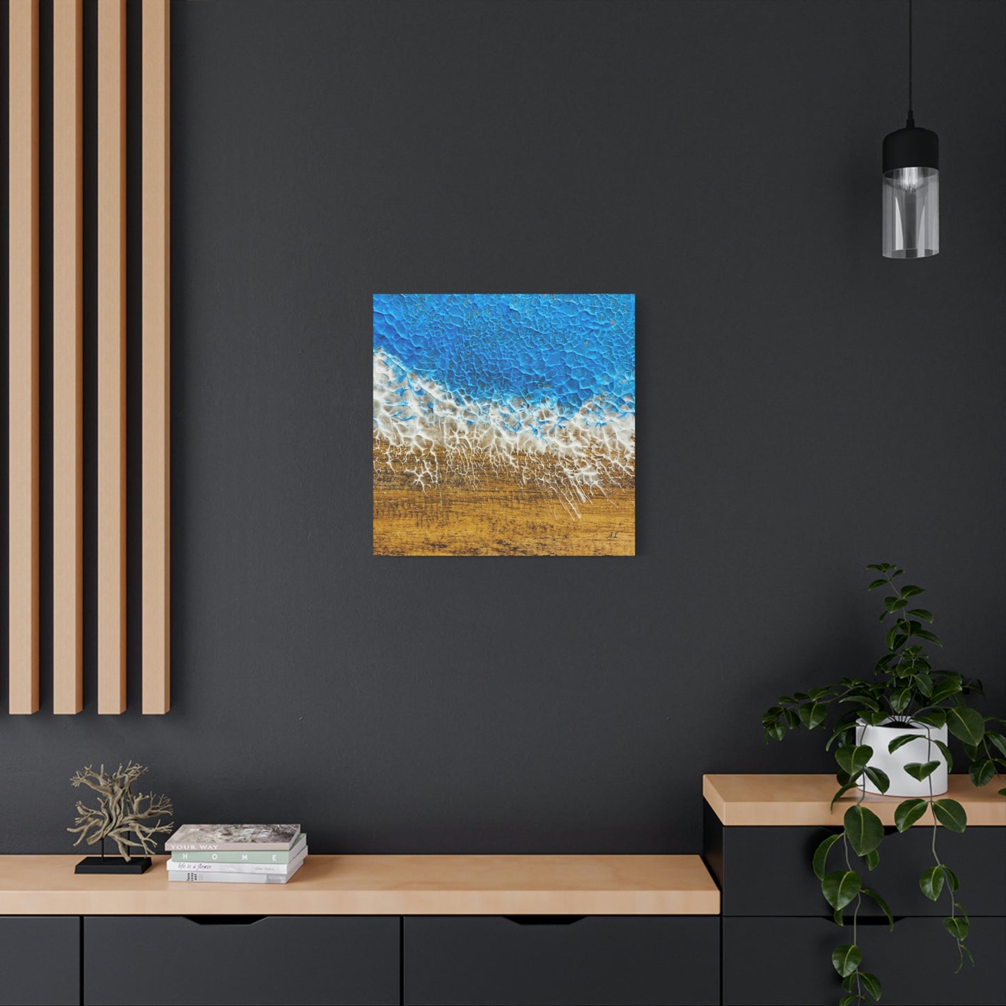 Ocean #3 Abstract Canvas Print