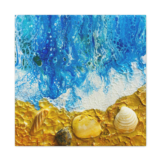 Ocean #4 Abstract Canvas Print