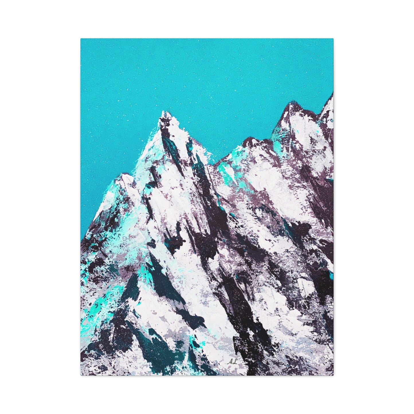 Snow Mountain Canvas Print