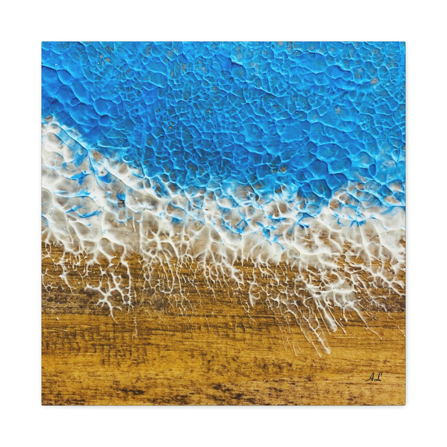 Ocean #3 Abstract Canvas Print