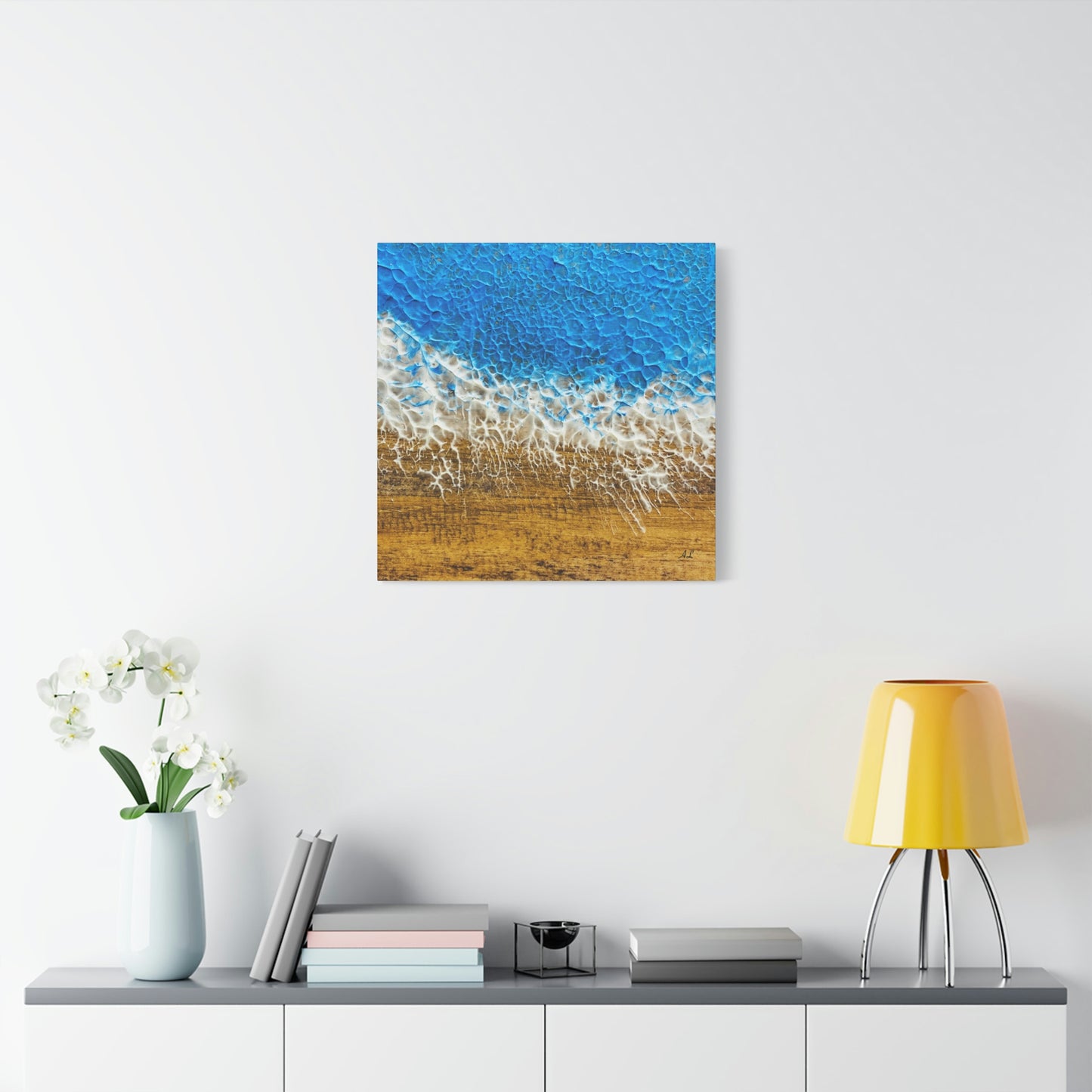 Ocean #3 Abstract Canvas Print