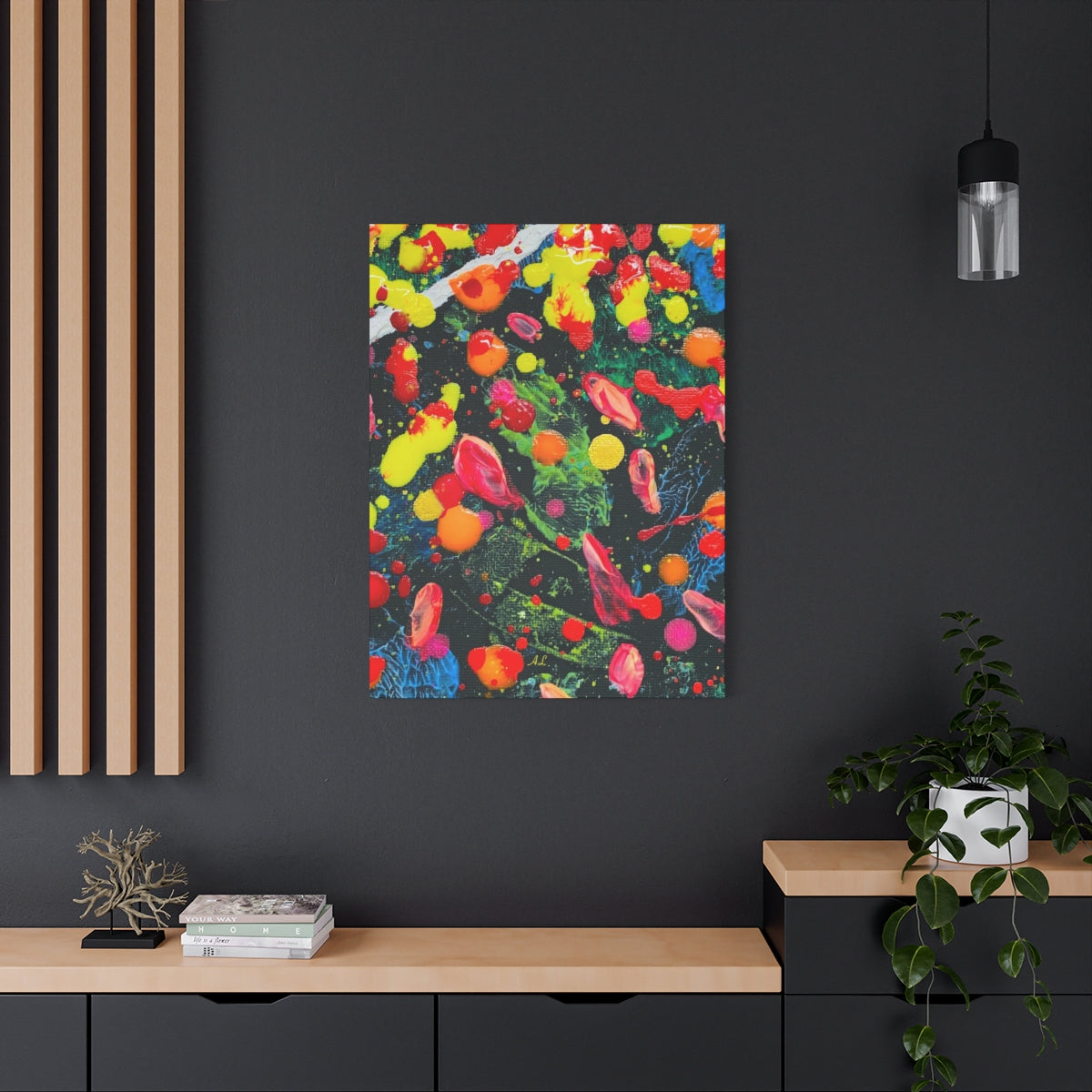 Holiday #2 Abstract Canvas Print