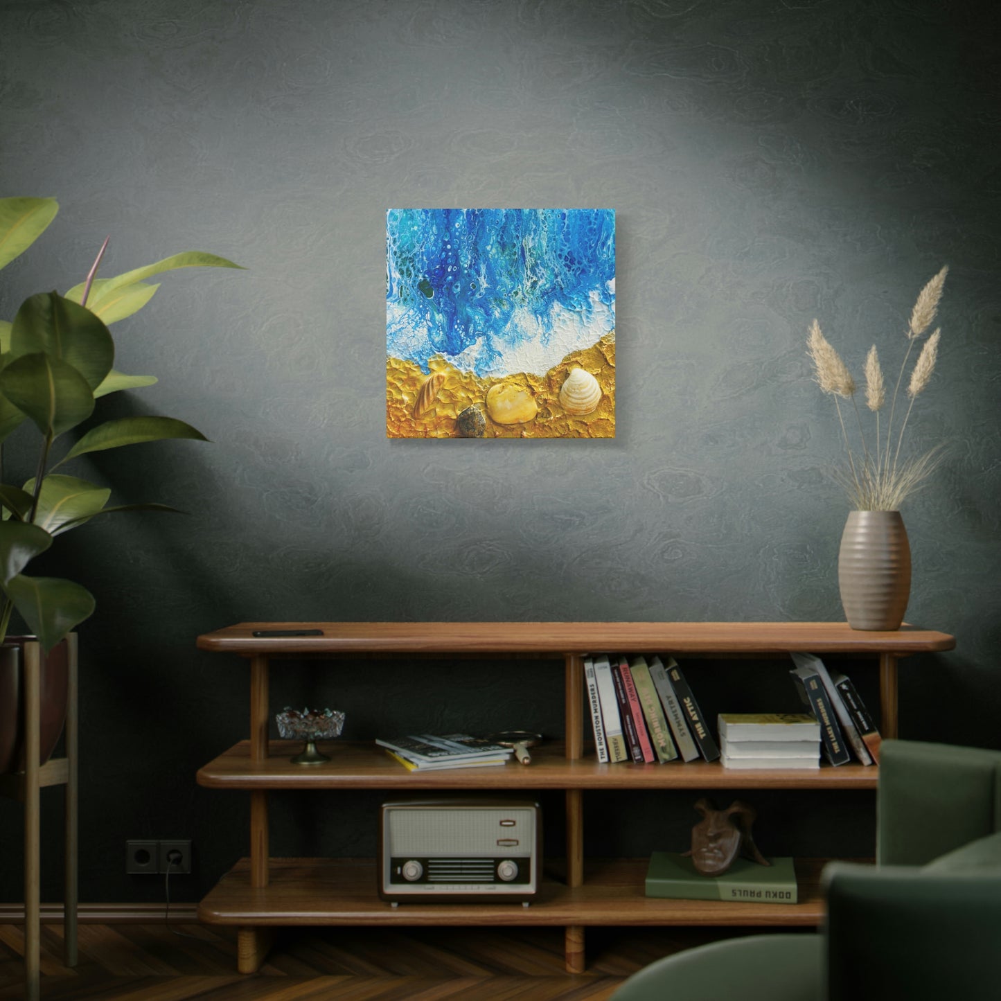 Ocean #4 Abstract Canvas Print