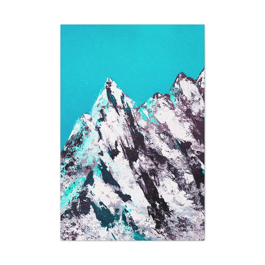 Snow Mountain Canvas Print