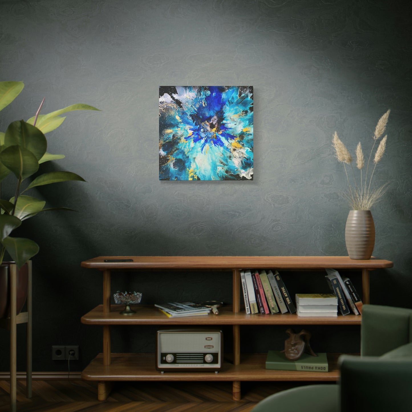 Blue Flower Canvas Print