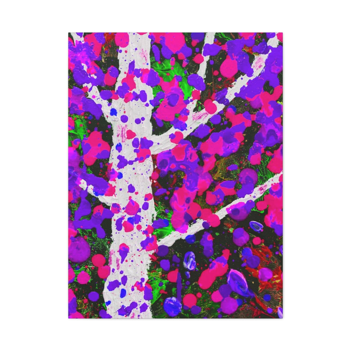 Abstract Tree Series #4 Canvas Print